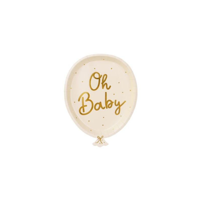 Talerzyki Oh baby, mix, 17.5x22 cm