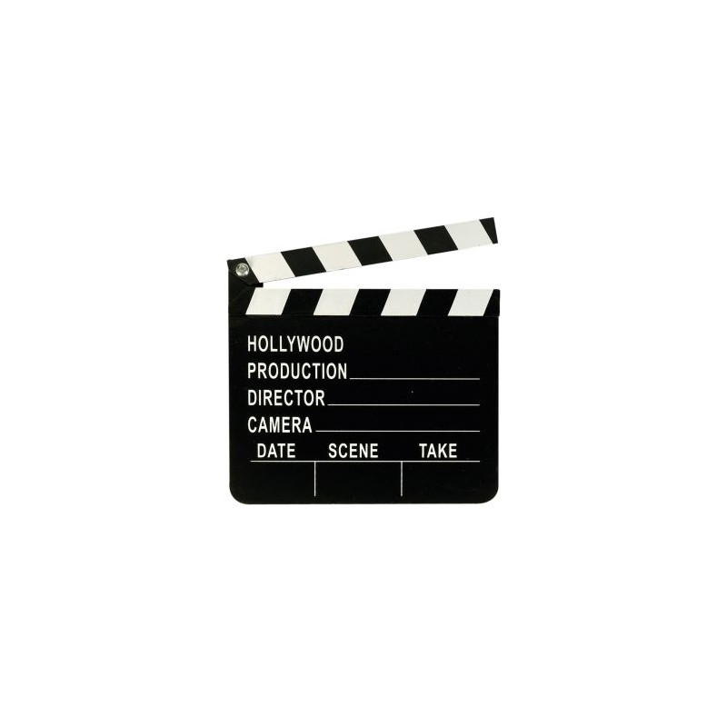 Director's Clapboard Hollywood plastik 17,8 x 20,3