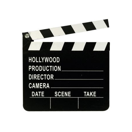 Director's Clapboard Hollywood plastik 17,8 x 20,3