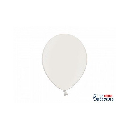 Balony Strong 30 cm, Metalic Pure White, 100 szt