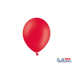 Balony Strong 23cm,Pastel Poppy Red, 100 szt.