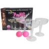 Gra Prosecco Pong 12 kubkow 3 pilki plastik