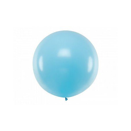 Balon okrągły 1m, Pastel Light Blue