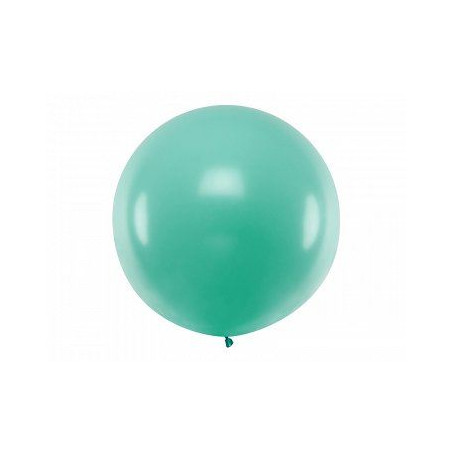 Balon 1m, okrągły, Pastel leśna zieleń, 1 szt.