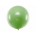 Balon,1m, okrągły, Pastel zielony, 1 szt.