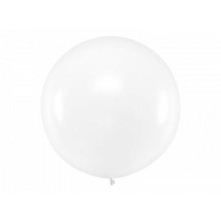 Balon 1m, okrągły, transparentny 1 szt.