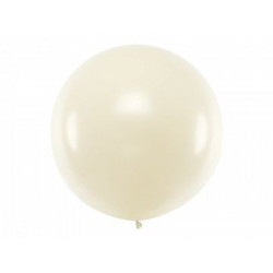 Balon 1 m, okrągły Metallic perłowy 1 szt.