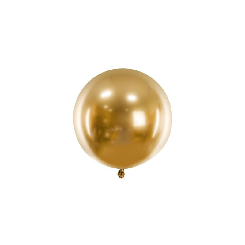 Balon okrągły Glossy 60cm, złoty