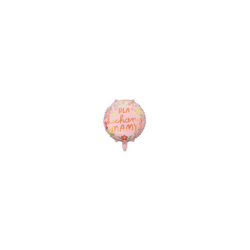 Balon foliowy ''Dla kochanej mamy'', 45 cm