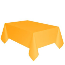 Obrus papierowy żółty 137 x 274 cm