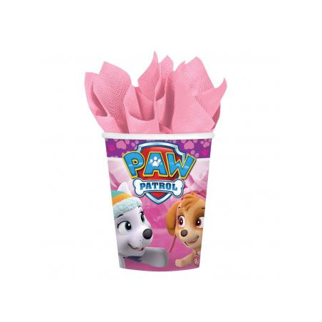 Kubki Pink Paw Patrol  papier 250 ml