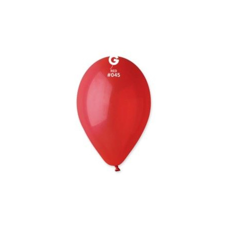 Balon G110 pastel 12" - "czerwony" / 100 szt.