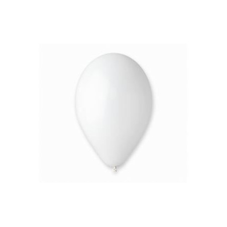 Balony G90 pastel 10" - białe 01/ 100 szt.