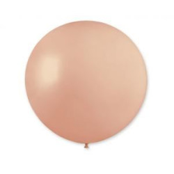 Balon G30 pastel kula 0.80m - różowa mglista
