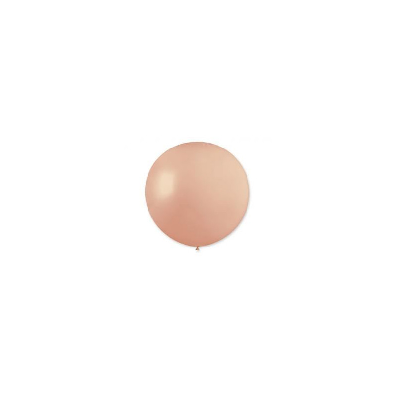 Balon G30 pastel kula 0.80m - różowa mglista