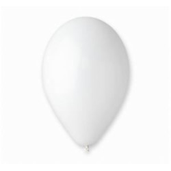 Balony G90 pastel 10" - białe 01/ 500 szt.