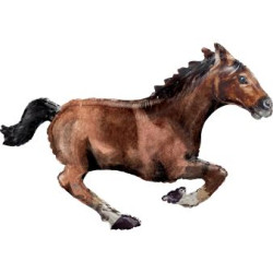 Balon foliowy koń w galopie 101cm x 63cm