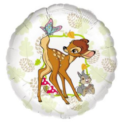 Balon foliowy Bambi 43cm okrągły