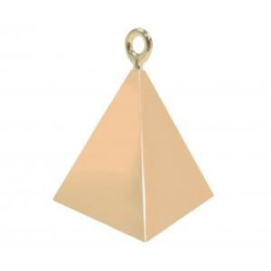 Ciężarek do balonów Piramida różowo-złota, 110 g
