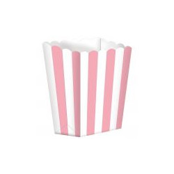 Pojemnik na popcorn 9,5 x 13,5 cm rozowa