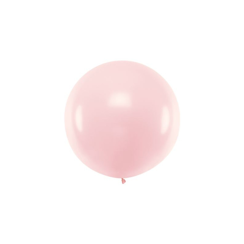 Balon okrągły 1m, Pastel Pale Pink