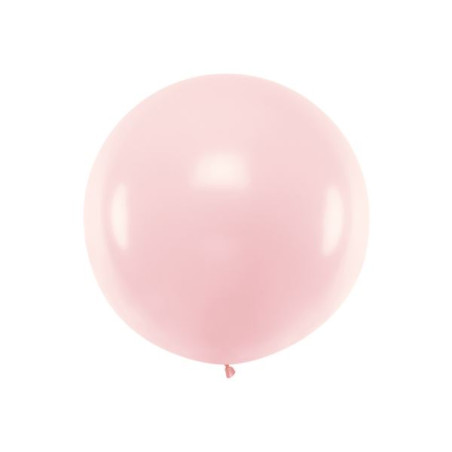 Balon okrągły 1m, Pastel Pale Pink