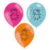 balony lateksowe Peppa Pig 23cm/6szt