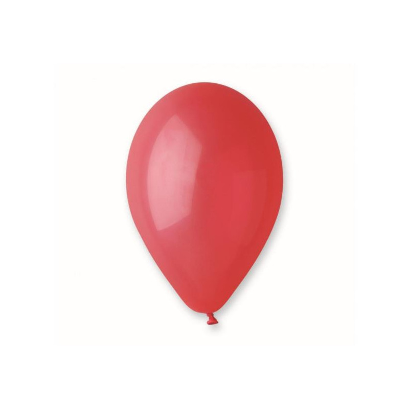 Balon G90  pastel 10"  - "czerwony" / 100 szt.