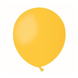 Balon A50 pastel 6" - "ciemno-żółty"