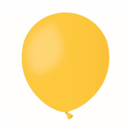 Balon A50 pastel 6" - "ciemno-żółty"