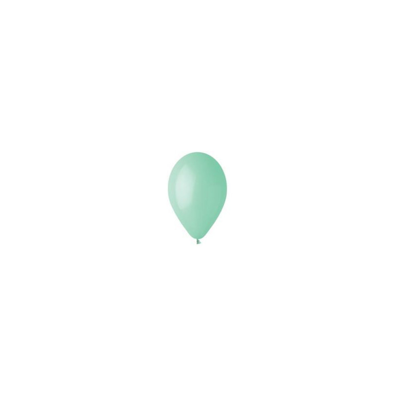 Balon G90 pastel 10", zielony miętowy 100 szt.
