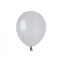 Balony A50 pastel 5" - szare 70/ 100 szt.