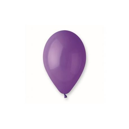 Balony G90 pastel 10" - fioletowe 08/ 100 szt.