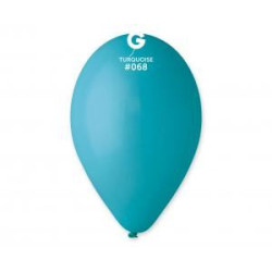 Balony G90 pastel 10" - turkusowo-niebieskie