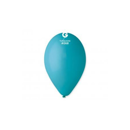 Balony G90 pastel 10" - turkusowo-niebieskie
