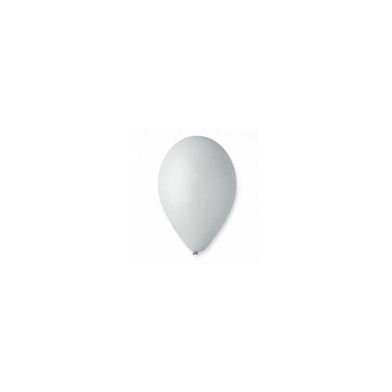 Balony G90 pastel 10" - szare 70/ 100 szt.