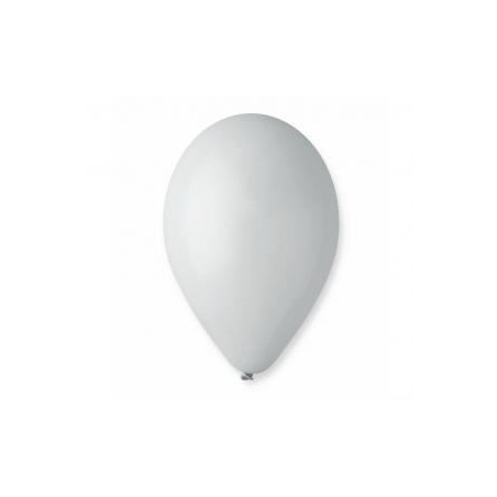 Balony G90 pastel 10" - szare 70/ 100 szt.