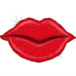 Balon Grabo 39'' Glitter Lips