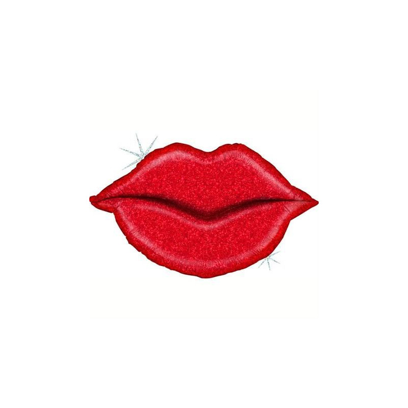 Balon Grabo 39'' Glitter Lips