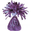 Ciężarek do balonów foliowych - purpurowy