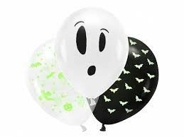 Balony UV 27cm, BOO!, mix