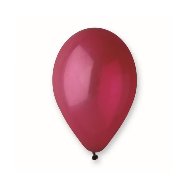 Balon G110 pastel 12" - "bordowy" / 100 szt.