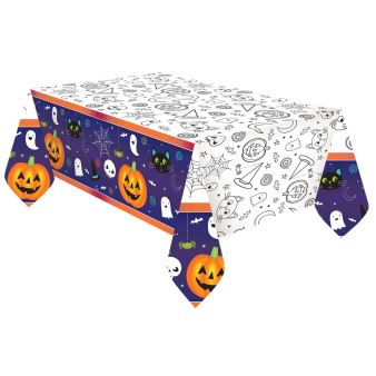 Obrus papierowy Dynie halloween 120x180cm