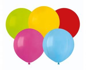 Balony G150 pastel 19" - różnokolorowe 80/ 50 szt.