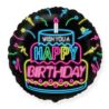 Balon Flexmetal 18'' Urodziny Neon