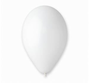 Balony G110 pastel 12" - białe 01/ 100 szt.