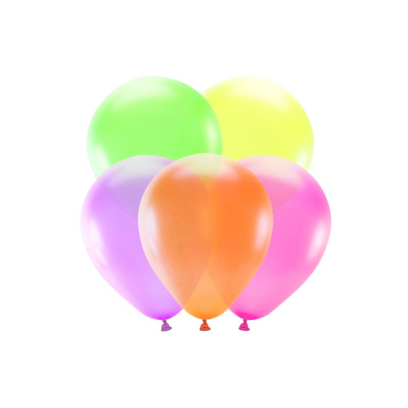 Balony neonowe 25cm, mix