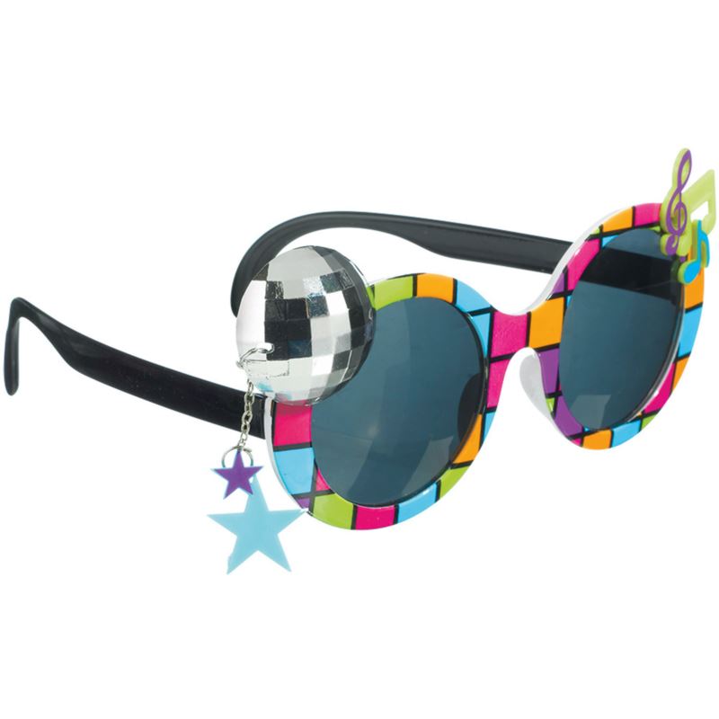 Okulary imprezowe Disco 70´s plastik 16,1 x 7,6 cm