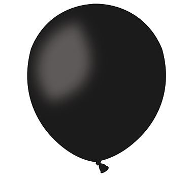 Balon A50 pastel 6" - "czarny"/ 100szt.