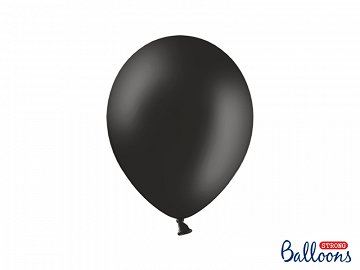 Balony Strong 27 cm, Pastel Black, 100 szt.